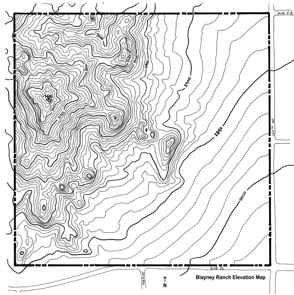 Ranch Elevation Map